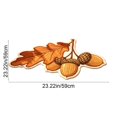 thumbnail image 3 of Fall Maple Leaf Shaped Doormat 23.6x15.7in - Non-Slip Entryway Rug for Kitchen Front Door Thanksgiving Harvest Decor, 3 of 6