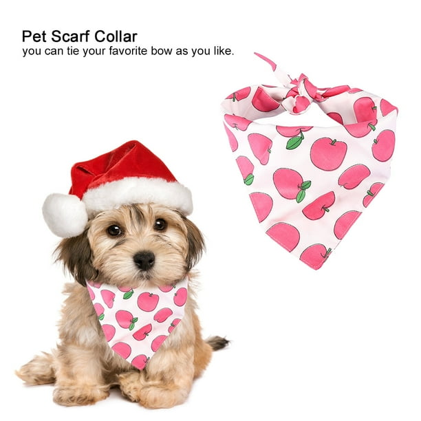 Pet neckerchief Pet Dog Puppy Scarf Collar Bib Bandage Neckerchief Bandana Christmas Eve L ANGGREK Otros Walmart en linea