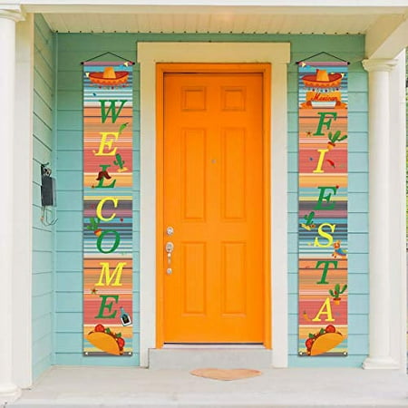 Mexican Fiesta Party Decoration Mexican Fiesta Banner Cinco De Mayo Decoration Banner Mexican Fiesta Themed Baby Shower Birthday Party Decoration