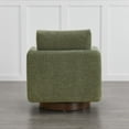 thumbnail image 4 of CHITA Swivel Accent Chair Armchair with Back Cushion, Fabric in Moss Green, 4 of 7