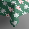 thumbnail image 5 of Green Christmas Tree and Snowflake Pattern Square Tablecloth,Waterproof Square Table Cover,Wipeable Spillproof Washable Table Cover for Home Kitchen Party Decor 42"X42"(107x107cm), 5 of 6