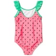thumbnail image 5 of CoComelon Toddler Girls Sublimation Print Bathing Suit, Red,3T, 5 of 5