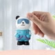 thumbnail image 5 of Estatuilla de panda perfecl escultura decoración de pasteles azul, 5 of 7