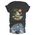 thumbnail image 2 of Duqingm Christmas Shirts for Women 2025 Christmas Coffee Shirt Womens Xmas Snowman Latte Graphic Tees Holiday T Shirt Grey,2XL, 2 of 6