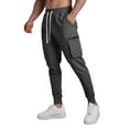 thumbnail image 2 of Mens Workout Clothes Men Workout Pants Men Sweat Pants Men'S Tooling, Large Size Athletic Dark Gray Pantalones, 2 of 5