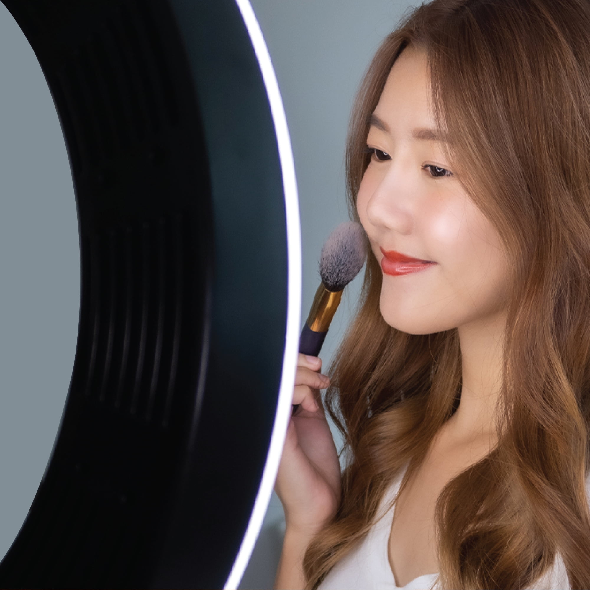 Xtreme LED 6-inch Ring Light, Ball-Joint Gooseneck and Tripod, 10 Brightness Levels, Multi-White Color Modes, 6ft USB Cable and Power Adapter