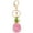 Pink, variant on Pineapple Crystal Rhinestone Keyring Charm Pendant Bag Key Ring Keychain (Pink)