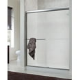 thumbnail image 7 of Craft + Main Cvss4670-Rn Cove 70" High X 46" Wide Sliding Frameless Shower Door - Nickel, 7 of 7