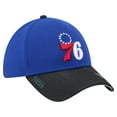 thumbnail image 3 of Men's New Era Royal/Black Philadelphia 76ers Sport Night Visor Hit 39THIRTY Flex Hat, 3 of 6