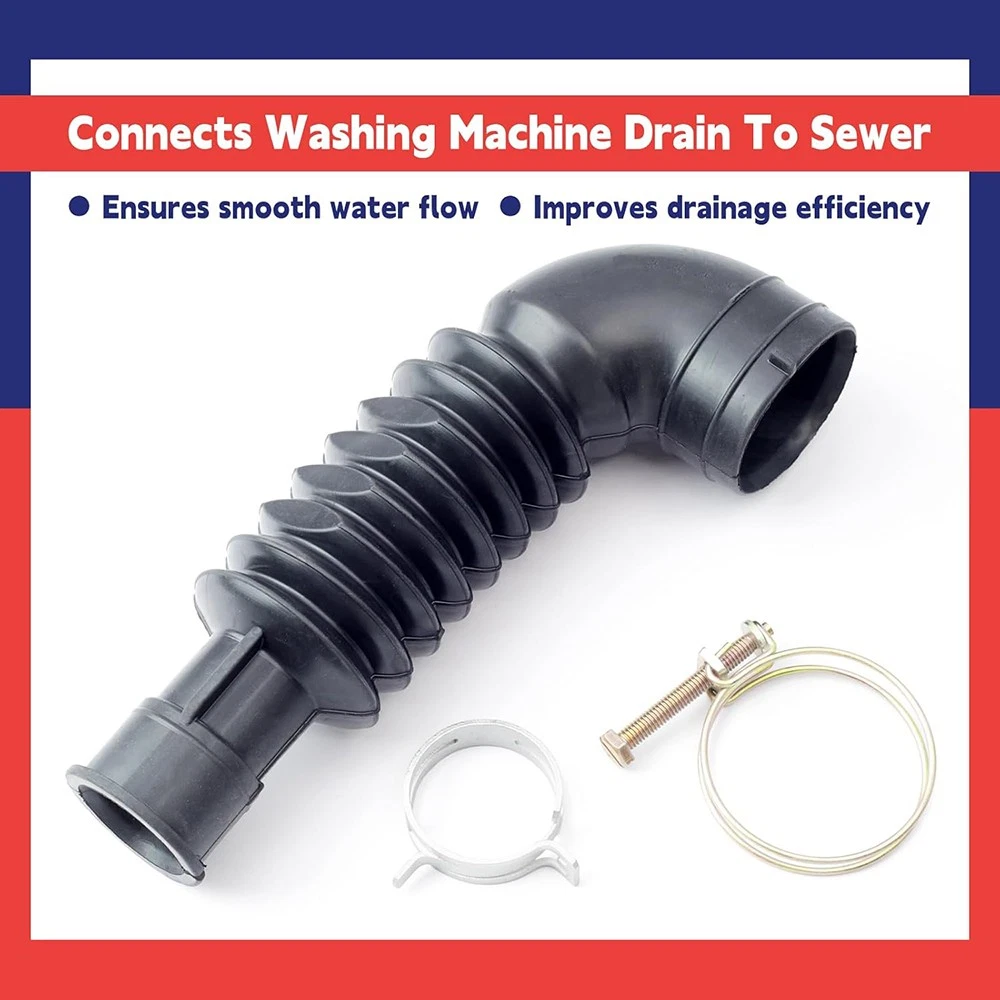 Aniceparthy DC97-17345B Washer Drain Hose Fit for SAMSUNG Washing Machine DC67-00684A DC97-17345A PS12394402 AP6287099 DC97-17417A Washer Tub-to-Pump Hose