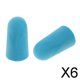 thumbnail image 1 of 6x 1 Par de Tapones para Los Oídos con Cancelación de Ruido de Silicona para Conciertos Motocicletas 6 piezas, 1 of 7