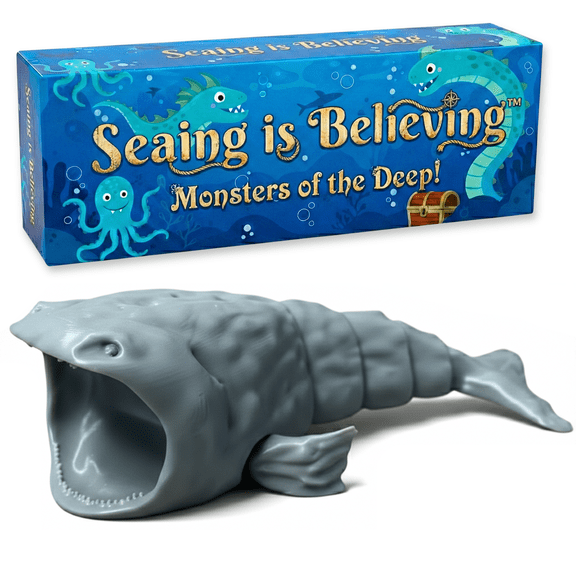 Bloop Collectible – 1997 Deep Sea Mystery Cryptid Figurine – Waterproof Nautical Display for Office, Home, or Bath – Durable Ocean Legend Conversation Piece