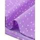 thumbnail image 5 of INSPIRAR CHIC Blusas de Manga Corta con Cuello Peter Pan en Contraste y Lunares para Mujeres M Color Púrpura Claro, 5 of 6