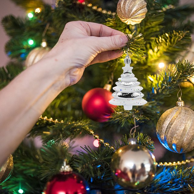 Fankiway Christmas Decorations Clearance Christmas Tree Decoration Thread Candy Christmas Decoration Pendant Christmas Ball Painted Christmas Gift Christmas Tree Decorations