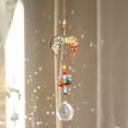 thumbnail image 2 of Crystal Sun Catcher Indoor Windows Hanging Tree of Life SunCatchers with Prisms, Chakra Decor for Home, Healing, Pack of 3, 2 of 14