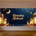 thumbnail image 7 of Golden Lanterns Ramadan Mubarak Theme Decorative Banner Event Backdrop Eid Crafts Photography Props Festive Party Supplies Ramadan Decor, 7 of 7