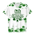 thumbnail image 4 of CONZONE St. Patrick'S Day Toddler Baby Girls Short Sleeve T Shirts Fashion Clover Graphic Tee Shirt for Infant Girls Crew Neck Soft Loose Childrens Spring Tops, 4 of 4