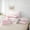 Pink White, variant on jejeloiu Cute Bows 7-Piece Twin Bedding Sets,Pink White Bedding Comforter Set For Bowknot Lover Reversible