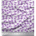 thumbnail image 1 of Soimoi Cotton Cambric Fabric Leaves & Floral Artistic Print Fabric by the Yard 56 Inch Wide, 1 of 1