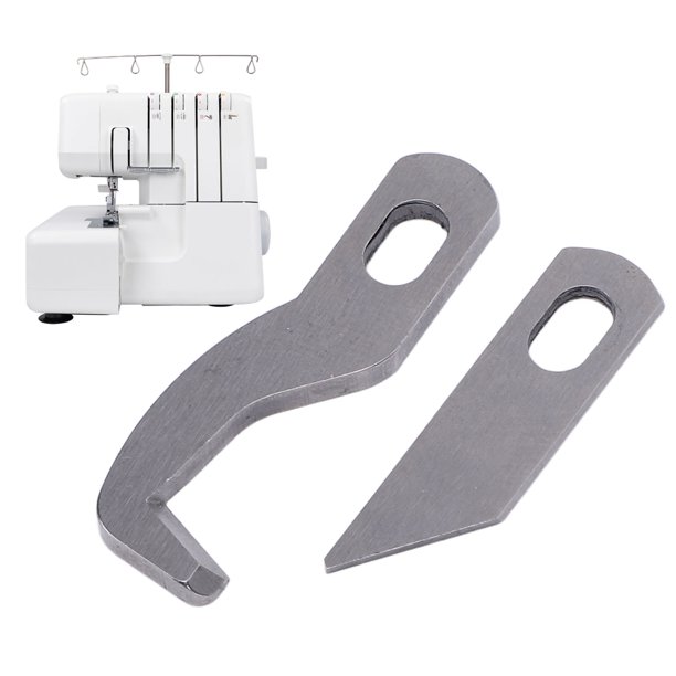 Juego De Cuchillas Superiores E Inferiores Para Máquina De Coser, Cuchillas Inferiores Superiores Para Coser De Acero Al Carbono, Fáciles De Instalar, Ajuste Preciso Para