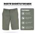 thumbnail image 6 of RGSTR Shorts for Men | Essentials Casual Comfort Flat Front 9.5" Classic Fit for Regular/Big & Tall, 6 of 8