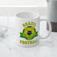 thumbnail image 5 of CafePress - Brazil Football Mugs - 20 Oz White Ceramic Mega Mug, 5 of 5
