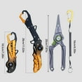 thumbnail image 5 of MOMOJIA Fishing Line Cutter Pliers Fish Lip Gripper Hook Remover Fishing Scissors Portable Uncoupling Pliers Fishing Tool, 5 of 20
