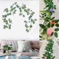 thumbnail image 4 of Artificial Easter Egg Garland Easter Eggs Colorful Berries Greenery Leaves Rustic Easter Spring Garlands for Mantle Fireplace Home Table Holiday Indoor Easter Decor, 4 of 4