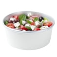 thumbnail image 2 of Foil Lux 25 oz White Paper Take Out Container - with Foil Interior - 6" x 6" x 2 1/4" - 200 count box, 2 of 11