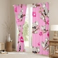 thumbnail image 3 of Homewish Kawaii Koala Lover Black Out Curtains for Kids, Pink Blossoms Flower Floral Curtains Pack of 2 (42x63 Each), Cute Cartoon Animal Bedroom Curtains, Curtains and Drapes Decor, 3 of 6