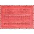 thumbnail image 1 of Ahgly Company Machine Washable Indoor Rectangle Abstract Red Modern Area Rugs, 6' x 9', 1 of 4