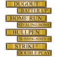 thumbnail image 1 of Beistle 53459 4 x 24 Po Découpures de Rue de Baseball - Pack de 12, 1 of 1