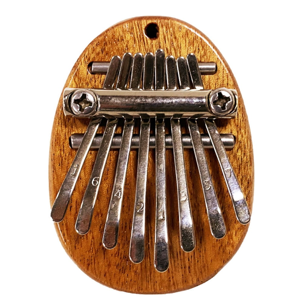 Merkmar Kalimba Mini Thumb Piano 8 Keys Marimbas Portable Wooden Finger
