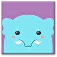 thumbnail image 1 of Cuadro Canvas Pixtreats Elefante Pequeño 80X80 cm, 1 of 4