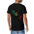 thumbnail image 3 of T-shirt Mexico Map Outline  Soft Cotton Adult Heat-Transfer Graphic T-Shirt - 180g Breathable Fabric, Unisex Summer Casual Wear with Durable Heat-Printed Design, 3 of 10