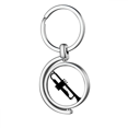 thumbnail image 1 of Corne Musique Classique Vitalité Sons Rotation Porte-Clés Métal Porte-Clés, 1 of 2