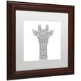 thumbnail image 2 of Trademark Fine Art 'Spirit Animals 9' Canvas Art by Filippo Cardu White Matte, Wood Frame, 2 of 4