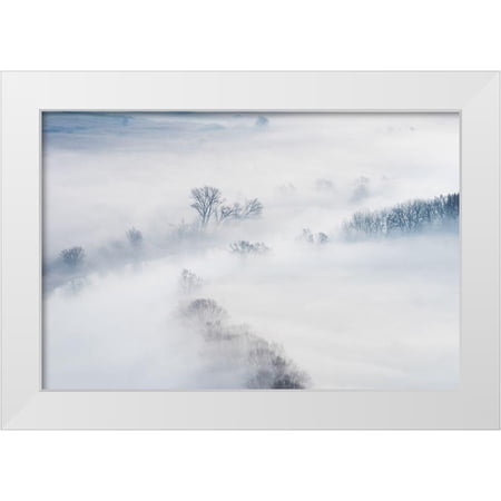 Galimberti Marco 24x17 White Modern Wood Framed Museum Art Print Titled - Winter