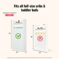 thumbnail image 3 of Dream on Me, Breathable Orthopedic Extra Firm Crib & Toddler Mattress, Reversible Design, 3 of 8