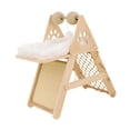 thumbnail image 2 of predolo Cat Tree Climbing Frame Floor Standing Furniture Danging Ball Scratch Pad Modern With Mat, 2 of 8