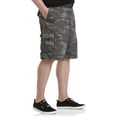 thumbnail image 3 of True Nation by DXL Men's Big and Tall  Men's Big & Tall Cargo Shorts, Light Grey Camo, 42 Waist Lt Grey Camo, 3 of 8