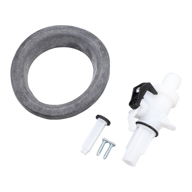 Kit de Joint de Vanne de Toilette RV, Kit de Vanne d'Eau de Toilette RV Anneau d'Étanchéité en Caoutchouc Anti-Âge 13168 Haute Résistance pour Véhicule Récréatif