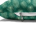 thumbnail image 4 of Floral Pet Bed, Monochrome Palm Fronds Illustrations in a Repeated Pattern Botanical, Resistant Pad for Dogs and Cats Cushion with Removable Cover, 24" x 39", Mint Green Forest Green, by Ambesonne, 4 of 4