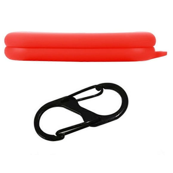 For Nothing Ear (open) Bluetooth Earphones Case Silicone Cover with Anti-Lost Buckle - Black