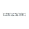 thumbnail image 3 of 1 Carat Diamond Wedding Band Ring in 14K White Gold (Ring Size 8.5), 3 of 5