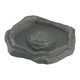 thumbnail image 5 of Plato de baño para reptiles, plato de alimentación para reptiles, comedero decorativo para terrario, cuenco para tortugas, suministros para mascotas, gris S, 5 of 8