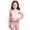 Light Purple, variant on Girls Tankini Set 2 Piece Swimsuit - Beach Sports Bathing Suit High Neck Racerback Padded Kids Girls Swimwear For Summer Beach Tropical Swimsuit