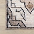 thumbnail image 5 of nuLOOM Kalilah Medallion SplashGuard Machine Washable Area Rug, 2' x 8', Runner, Kalilah Ivory, 5 of 11