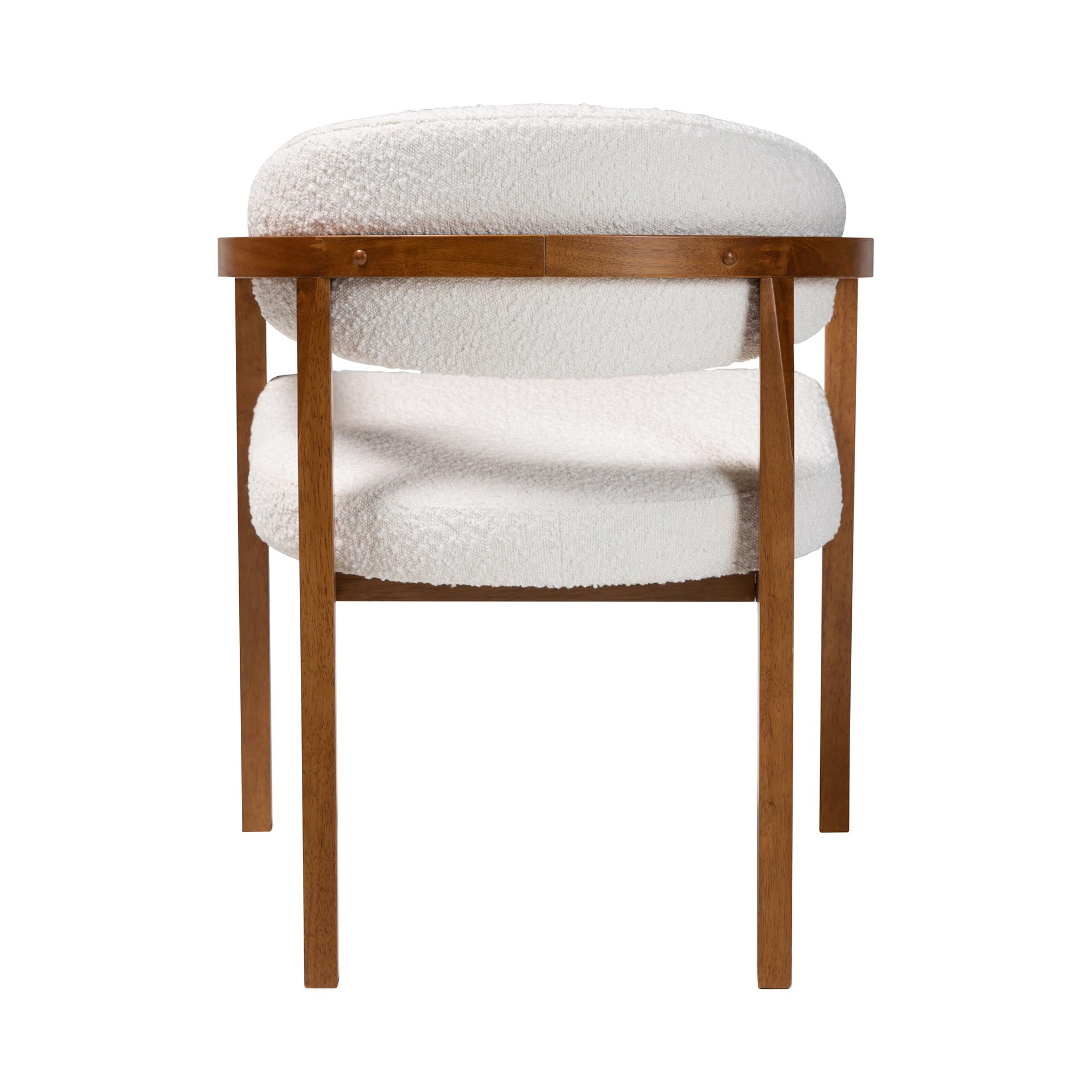 Baxton Studio Biana Modern Dining Chair, 19"H, Cream