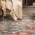 thumbnail image 4 of Hauteloom Brandford Boho Floral Laundry Room, Hallway, Entryway, Bedroom, Kitchen Floor Runner Rug - Floral - Bohemian Vintage Look - Oriental - Blue, Yellow, Red - 2'6" x 7'10", 4 of 18